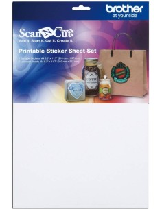Kit Hojas Etiquetas Adhesivas para Brother ScaNCut