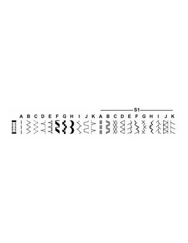 Singer HD 4423 Sewing Machine | Stitch Chart
