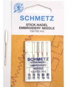 Aghi Schmetz Embroidery per Macchine da Cucire