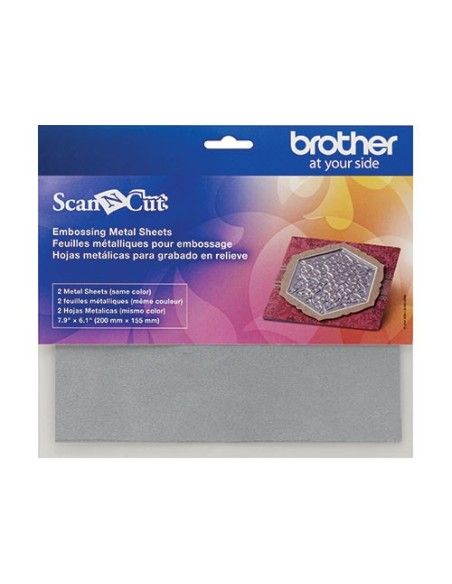 Embossing Silver Metal Sheets Brother ScanNCut