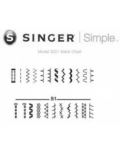 Máquina de Coser Singer Simple 3221 2