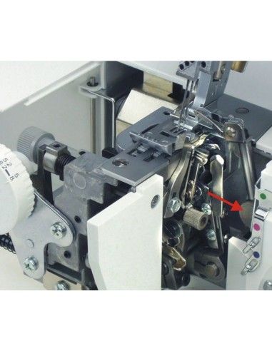 Tagliacuci Punto Copertura Necchi NCV10A | Infilatura semplificata con apertura entrambi coperchi