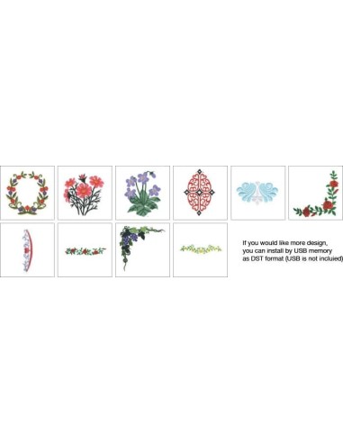 Necchi Britannia Embroidery Designs 2