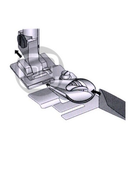 Sewing Machines Snap-On Bias Binder Foot