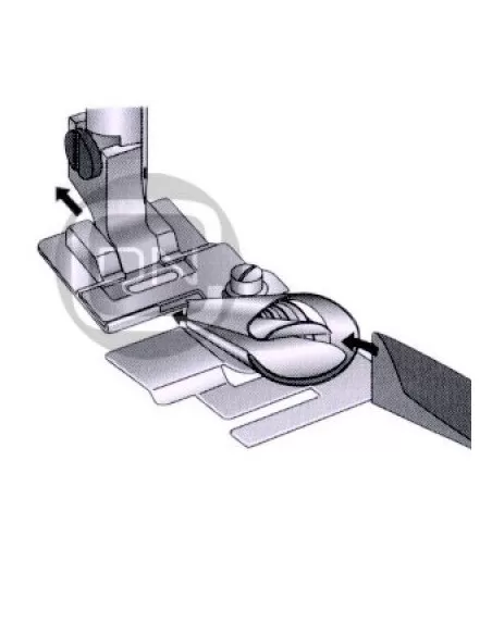 Soletta Piedino Bordatore per Macchine da Cucire