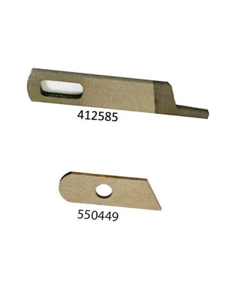 Upper and lower knives for Singer Overlock Machines series 14