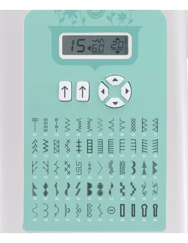 Display Lcd e selezione programmi della Macchina per il cucito Singer Starlet 6660