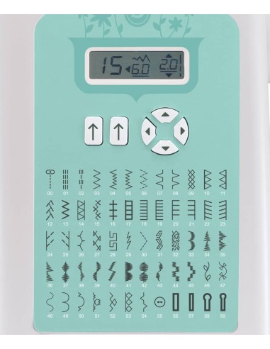 Display Lcd e selezione programmi della Macchina per il cucito Singer Starlet 6660
