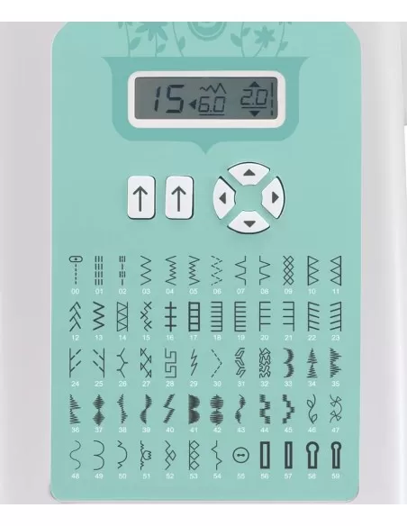 Display Lcd e selezione programmi della Macchina per il cucito Singer Starlet 6660