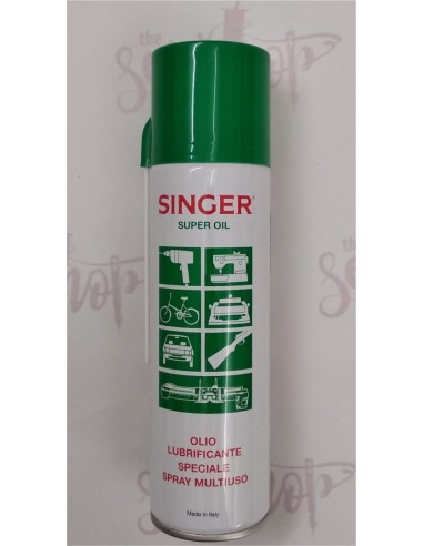 Aceite en Spray Lubricante Singer para Máquinas de Coser