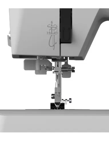 Needle threader and 1 step automatic buttonholes for the Necchhi Q312A sewing machine
