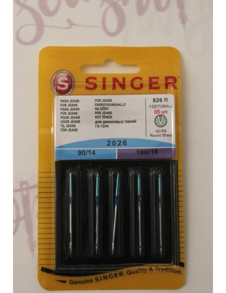 Singer Sewing Machines Needles for Jeans fabric