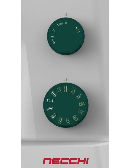 Selettore punti e ampiezza cucitura della macchina per cucire Necchi Q421A