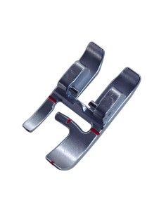 Pfaff's special bi-level sewing machine foot makes it easy to sew on the edges