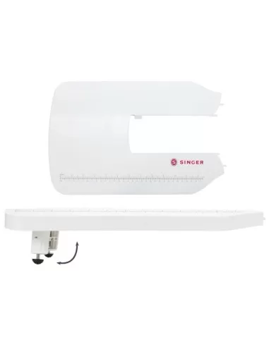 Il piano allungabase è removibile e aiuta nei progetti di cucito più impegnativi come pacthwork e trapunte