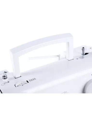 La comoda maniglia incorporata della Singer Promise 1412