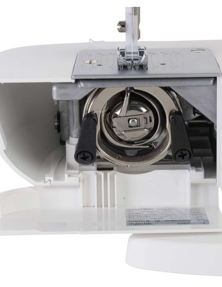 La macchina per cucire Singer M1605 monta crochet e portaspola in acciaio