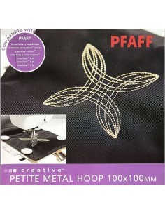 Pfaff Creative Petite Metal Hoop 100x100 per ricamare con la tua Pfaff anche capi pronti
