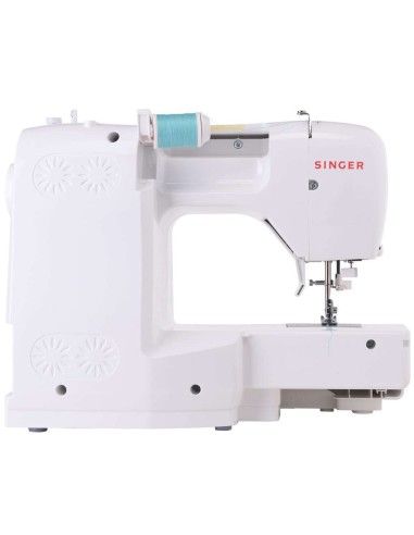 El cómodo mango incorporado es conveniente para mover con seguridad su Singer C5205
