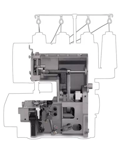 Tagliacuci Singer 14HD854 Heavy Duty Scocca in metallo ultra-resistente
