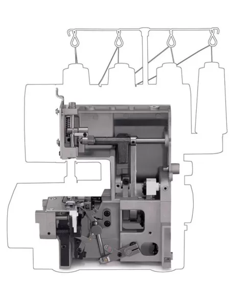 Tagliacuci Singer 14HD854 Heavy Duty Scocca in metallo ultra-resistente