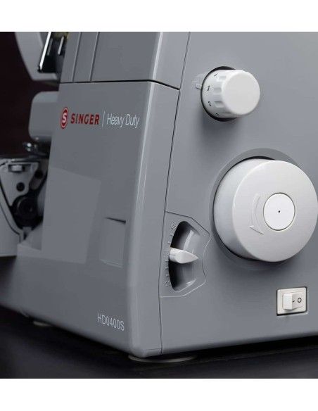 Réglage de la longueur de point et différentiel d'entraînement sur la surjeteuse Singer HD0405S