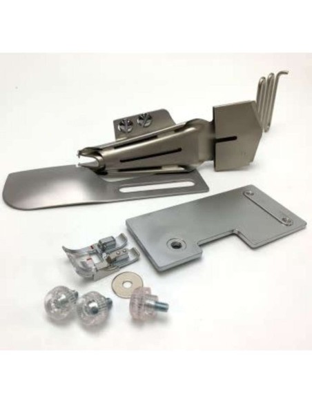 Bordatore, placca e viti di fissaggio e piedino del kit Bordatore Pfaff 821163096