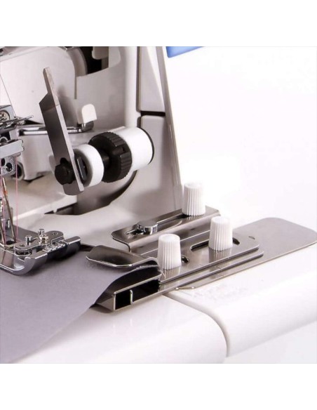 The professional hemming guide is included with the Juki MCS-1800