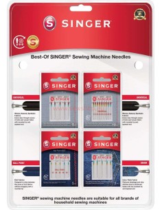 Kit 25 aghi Singer per tutte le macchine da cucire domestiche