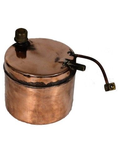 The copper boiler of the Blu Vapor Plus is a guarantee of durability and quality