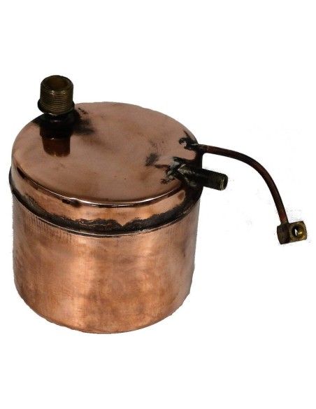 The copper boiler of the Blu Vapor Plus is a guarantee of durability and quality