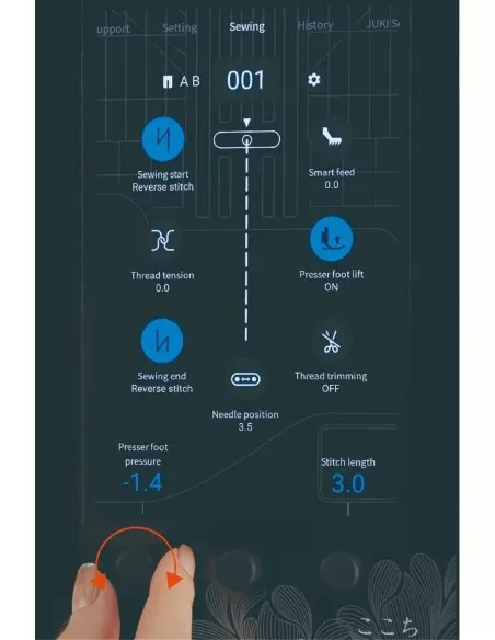 Juki HZL-UX8 Kirei Juki - 3