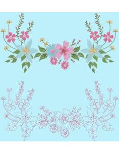 Creative Drawings XII for Embroidery Machines Necchi - 1 2