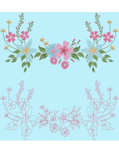 Creative Drawings XII for Embroidery Machines Necchi - 2