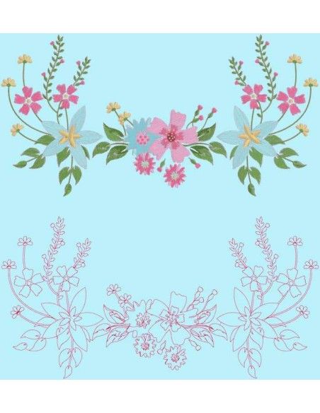 Creative Drawings XII for Embroidery Machines Necchi - 2