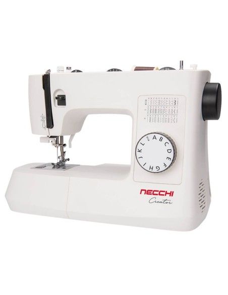 Necchi Creator C35 con motor DC y doble polea para coser fácilmente hasta los materiales más difíciles
