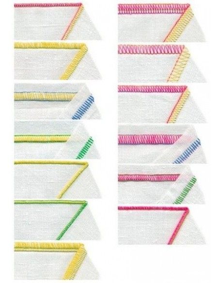 Tagliacuci Singer SE017 - Alcune delle cuciture realizzabili