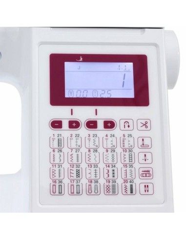 Dislay LCD e tabella punti della Brother Innov-is F400