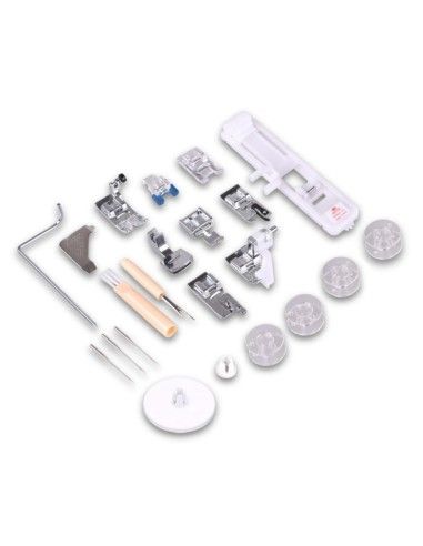 Les accessoires fournis avec le Necchi NC-102D