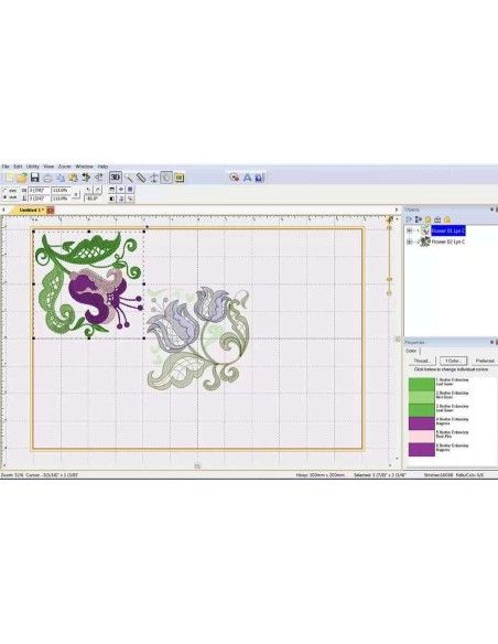Drawings Essentials XII for Embroidery Machines Necchi - 2
