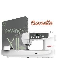 Ricamatrice Necchi NCH05AX con software DRAWings Essentials XII