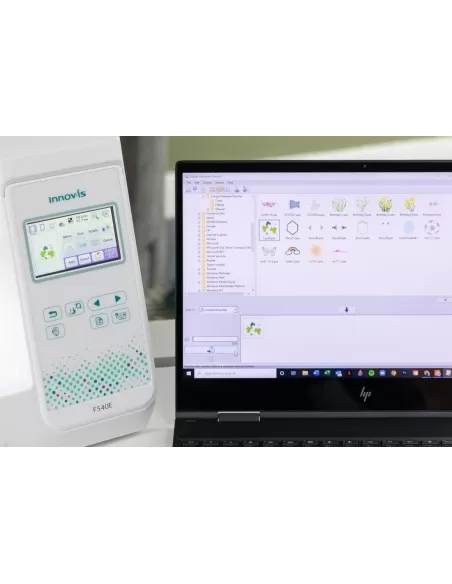 Brother Innov-is F540E embroidery machine the wifi connection with your PC simplifies the transfer of embroidery designs