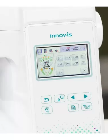 Brother Innov-is F540E embroiderer with its color touch-screen