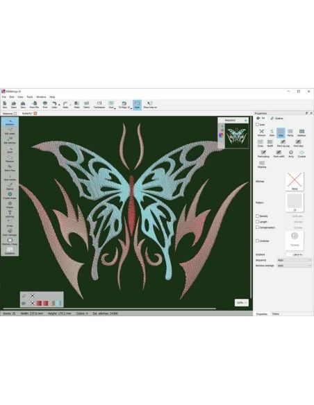 The gradient effect is just one of the endless possibilities that Drawings XII Pro offers you