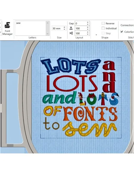 mySewnet Embroidery Silver Embroidery Software - 2