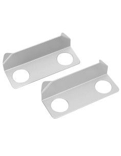 2 comode guide  per tenere il tessuto teso e in posizione con i telai metallici. 2