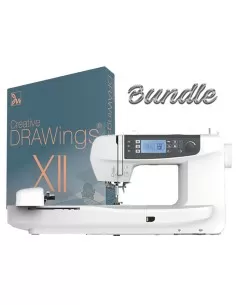 Necchi NCH01AX con software avanzado para diseñar bordados