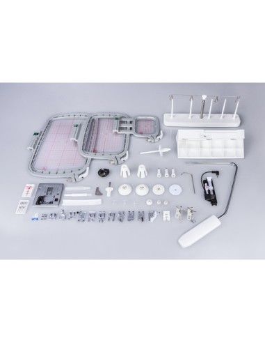 The accessories supplied with Necchi Creator C2000 Sewing & Embroidery Machine