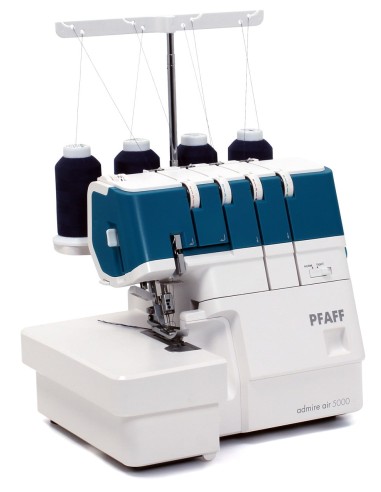 Pfaff Admire Air 5000 coupe, coud et finit professionnellement n'importe quel tissu avec 2-3-4 fils