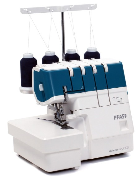 Pfaff Admire Air 5000 professionally cuts, sews and finishes any fabric with 2-3-4 threads
